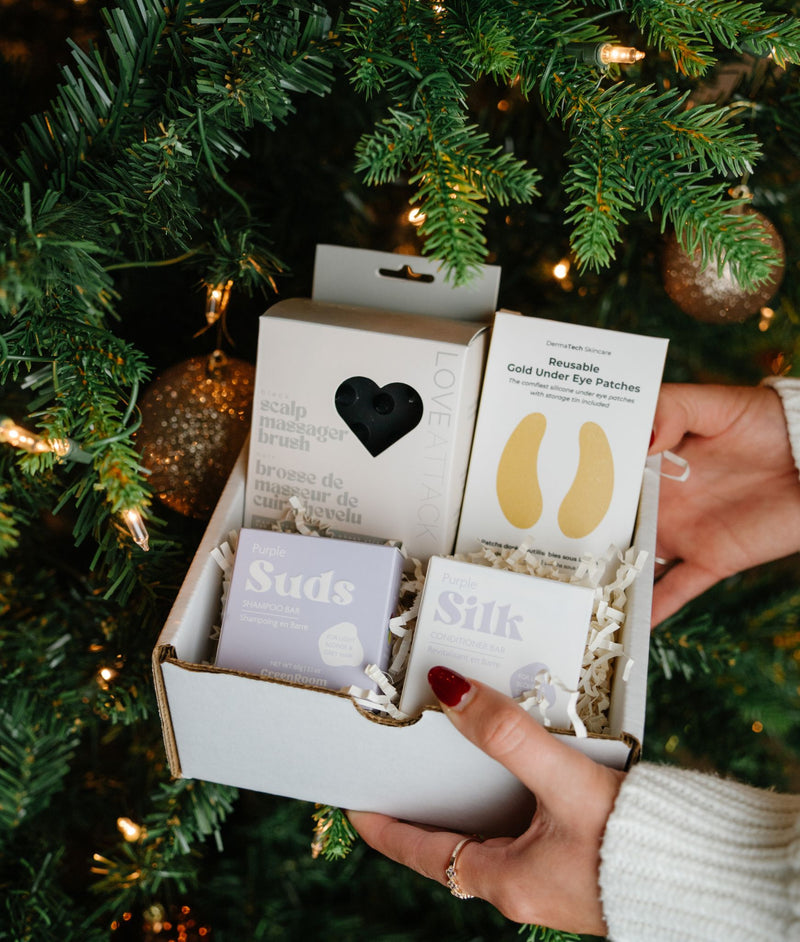 Suds & Silk + Reusable Eye Patches + Scalp Scrubber Holiday Bundle ✨