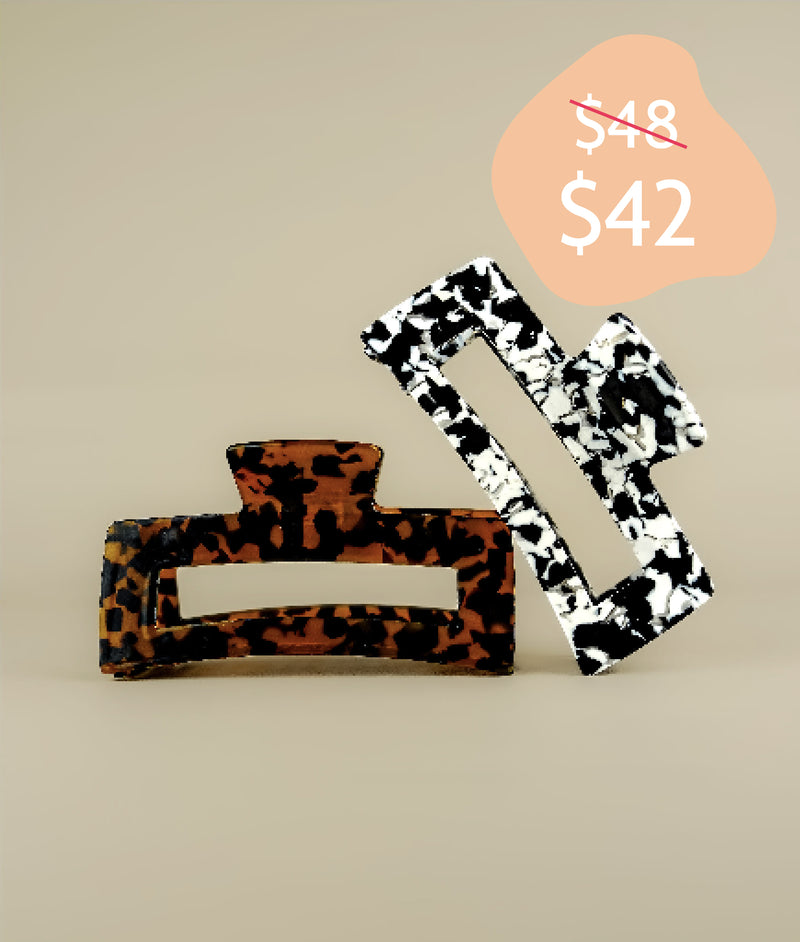 Large Claw Clips (2 Pack)